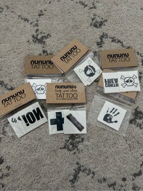 Nununu Temporary Monochrome Tattoos